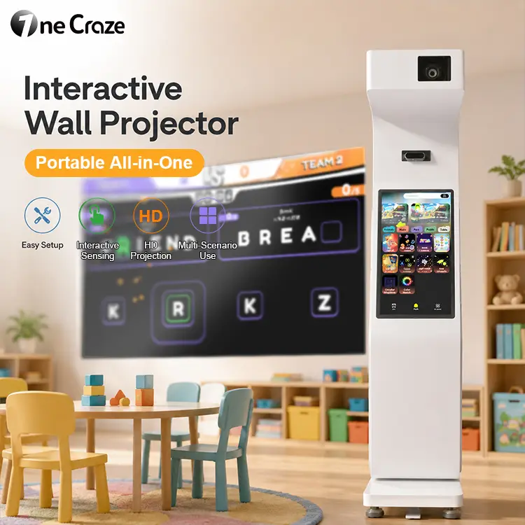 Commercial interactive wall game equipment