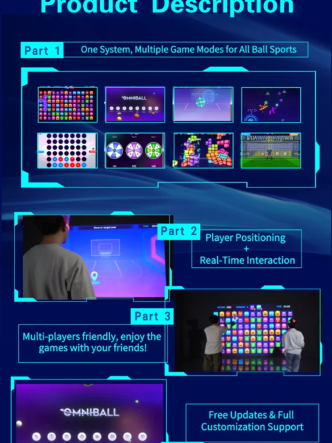 Omni ball (2) Multi-Sport Interactive Projection System Manufacturer