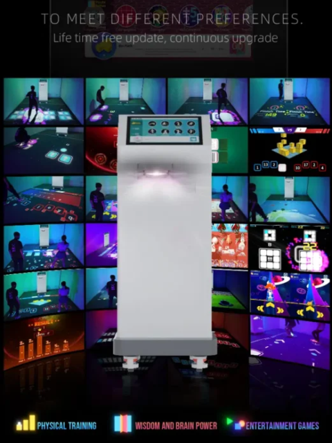OneCraze portable interactive floor projector for schools and events